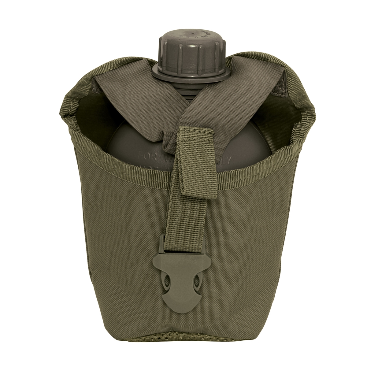 2731 1 qt. Molle Compatible Canteen Pouch & Cover, Olive Drab