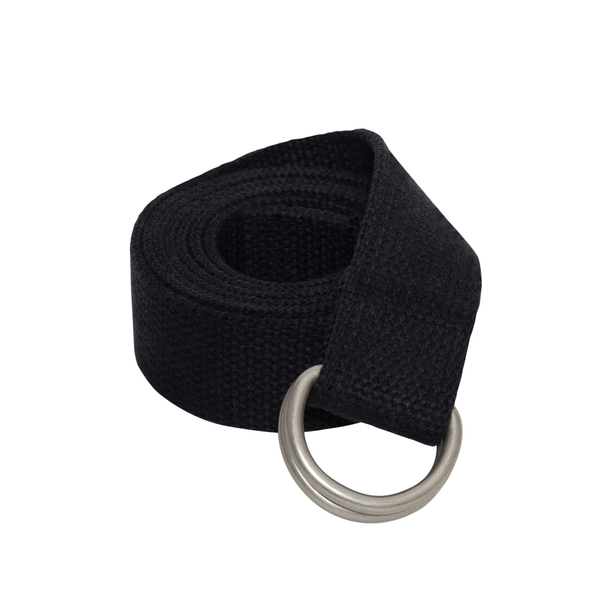 2894 D-Ring Expedition Military Web Belt, Black - Medium