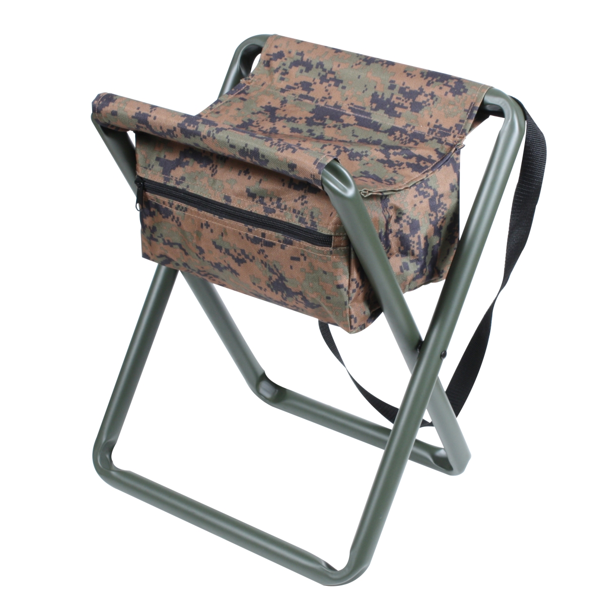 3490 Deluxe Stool with Pouch, Woodland Digital Camo