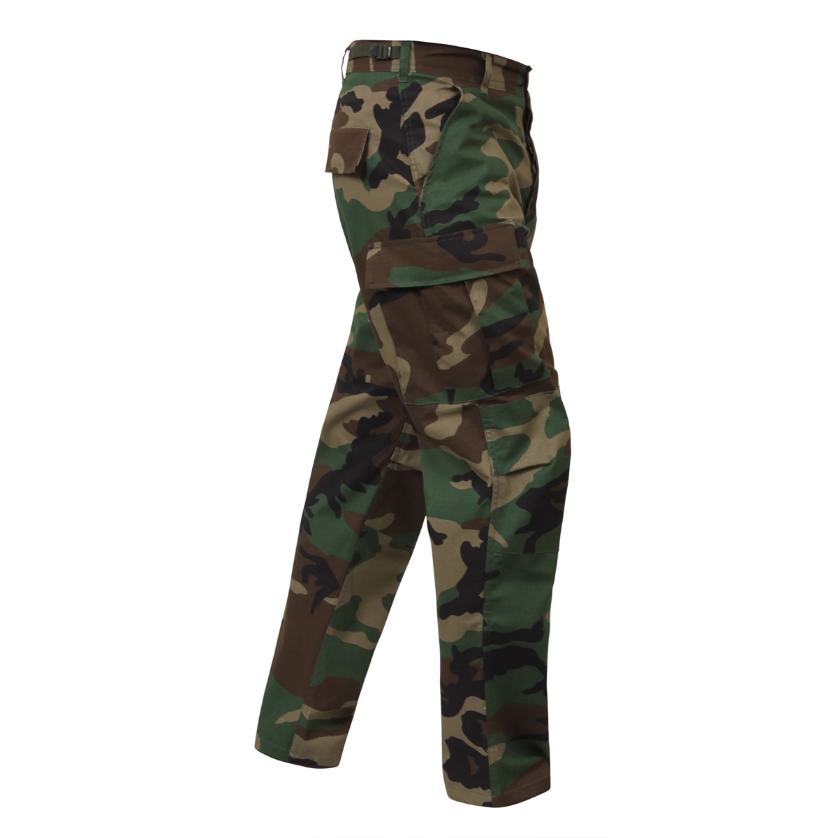 29236 Rip-Stop Battle Dress Uniform Pants, Woodland Camo - Medium