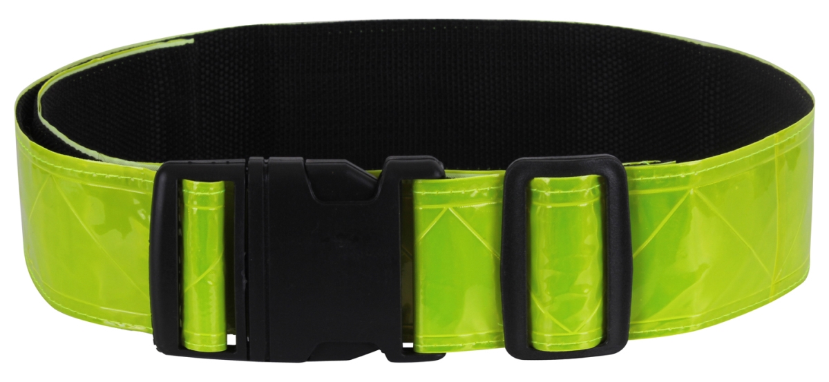 16355 Reflective Physical Training Belts, Safety Green
