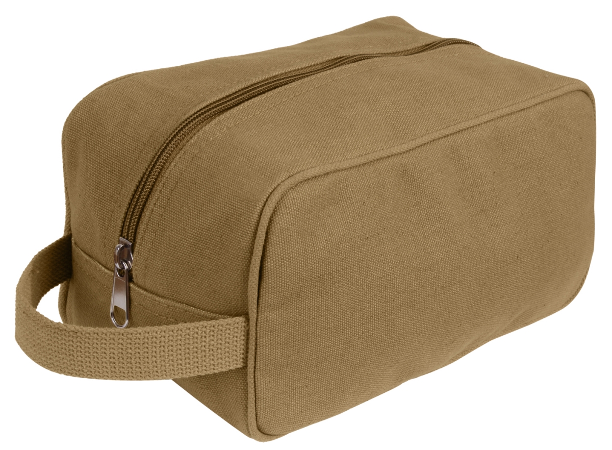 16550 Canvas Travel Dopp Kit, Coyote Brown