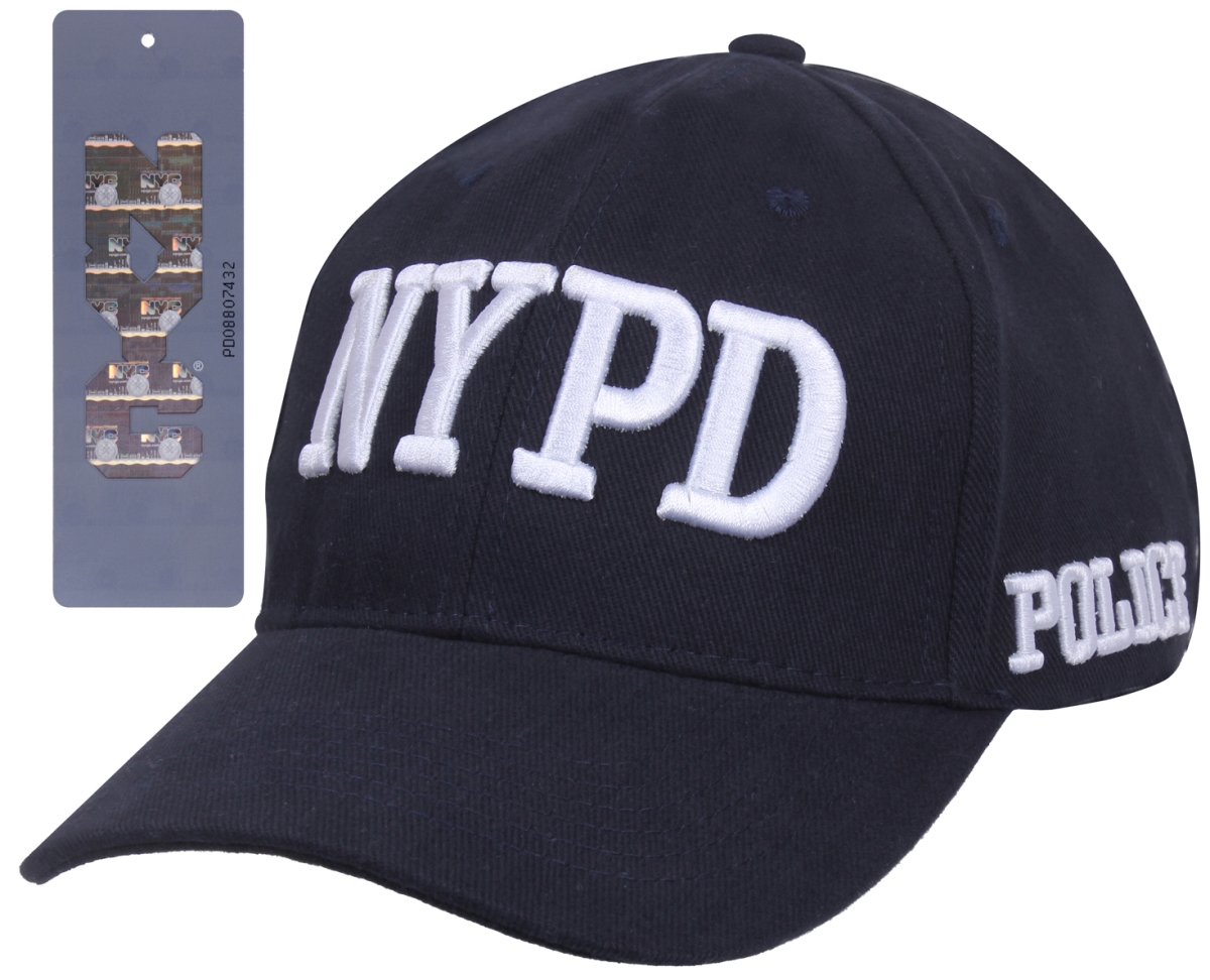9485 Officially Licensed NYPD Adjustable Cap, Navy Blue