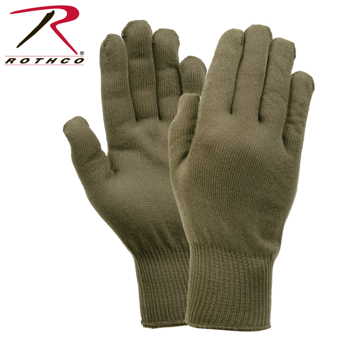 9638 G.I. Polypropylene Glove Liners, Olive Drab - One Size