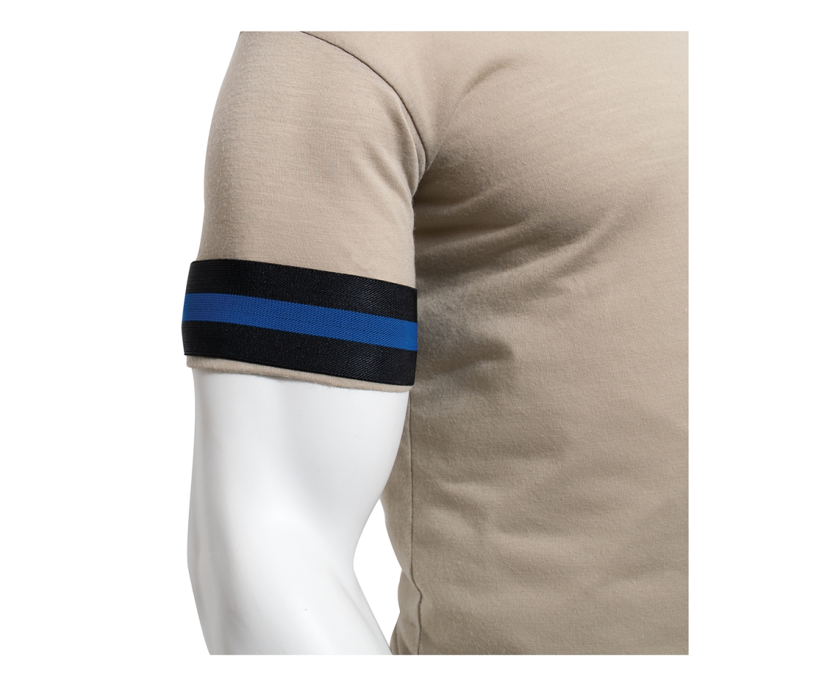20117 Thin Blue Line Mourning Arm Band