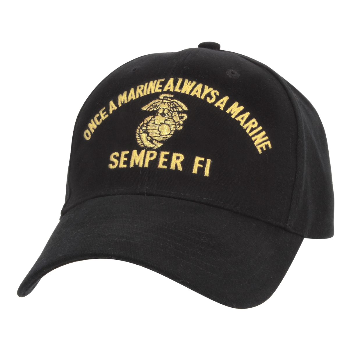 28593 Marine Semper Fi Low Profile Cap, Black