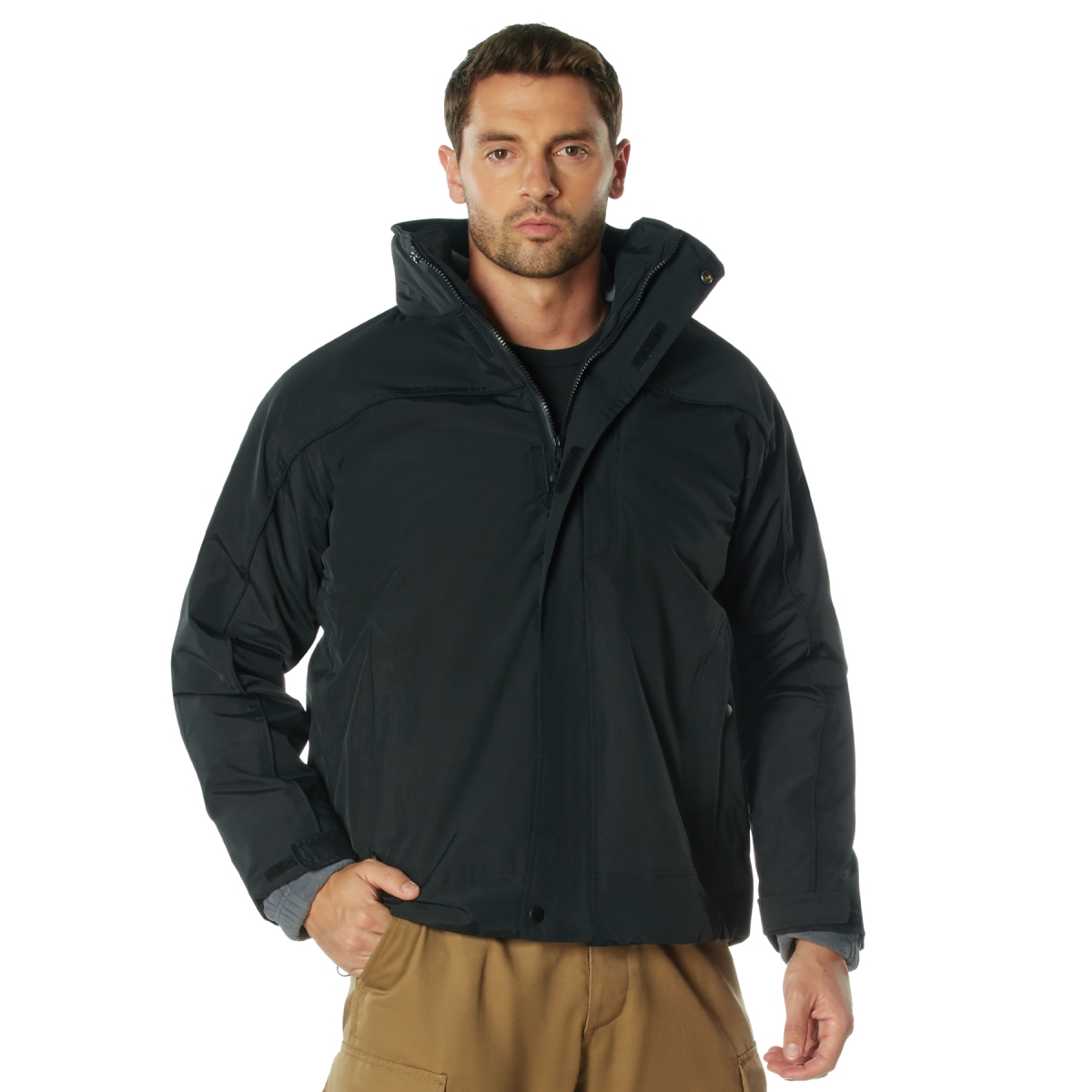 12444 All Weather 3-in-1 Jacket, Black - 2XL