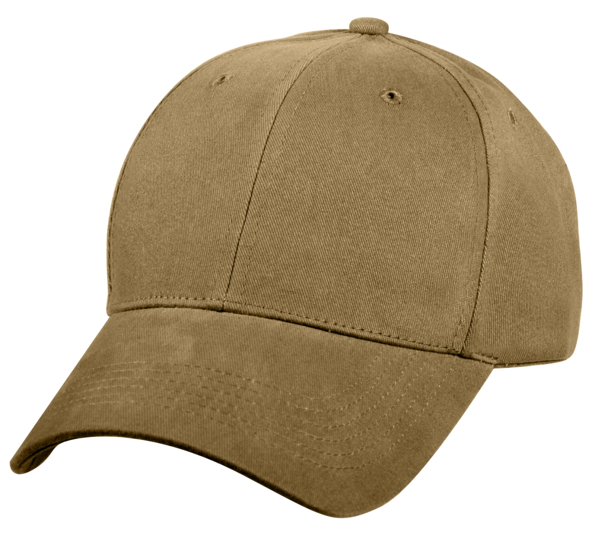 9365 Supreme Solid Color Low Profile Cap, Coyote Brown