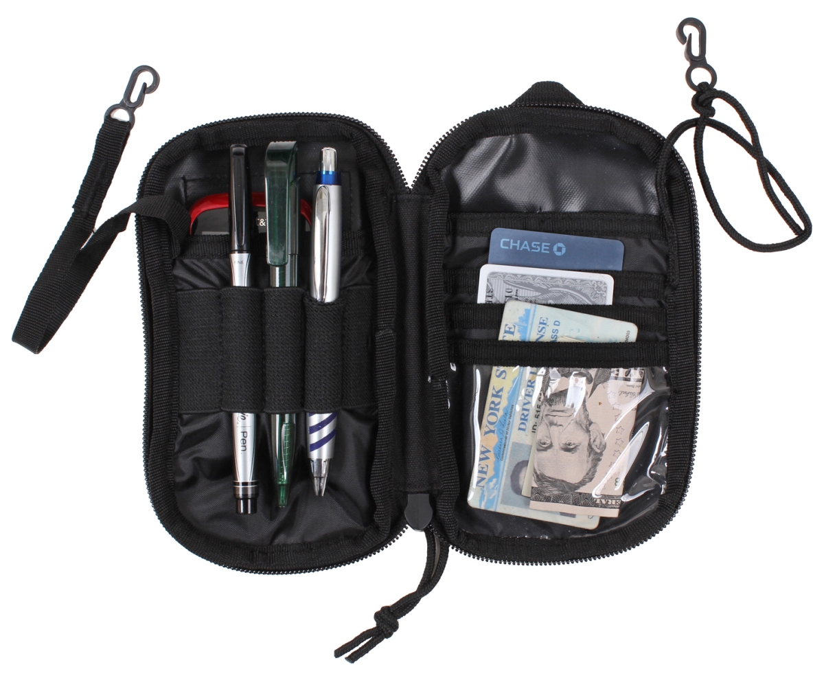12816 Tactical Molle EDC Wallet & Phone Pouch, Black
