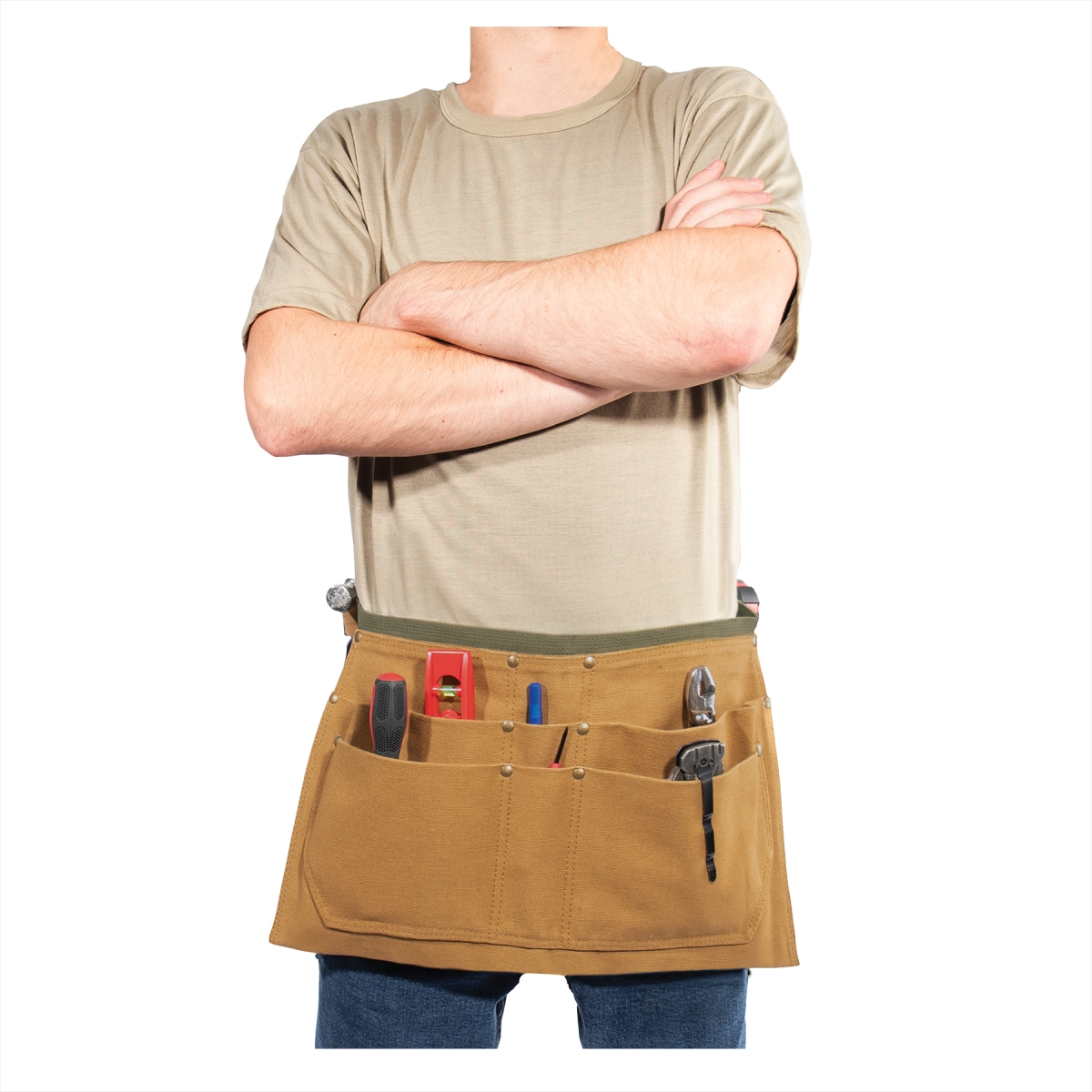20921 Canvas Waist Work Apron, Coyote Brown