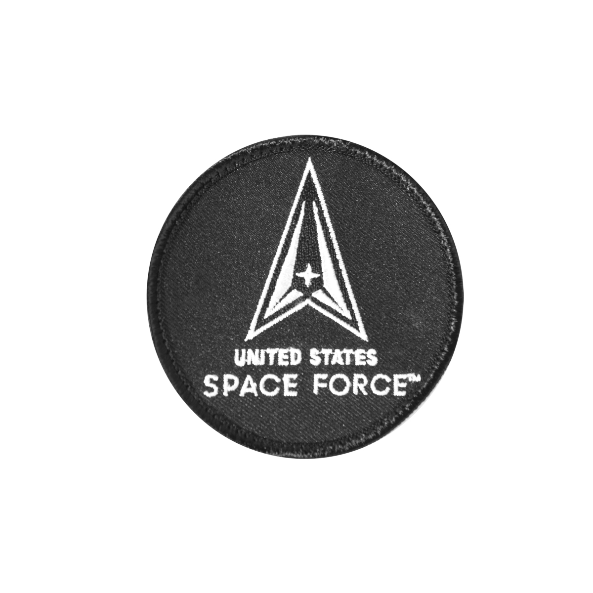 20983 US Space Force Patch Round with Hook Back