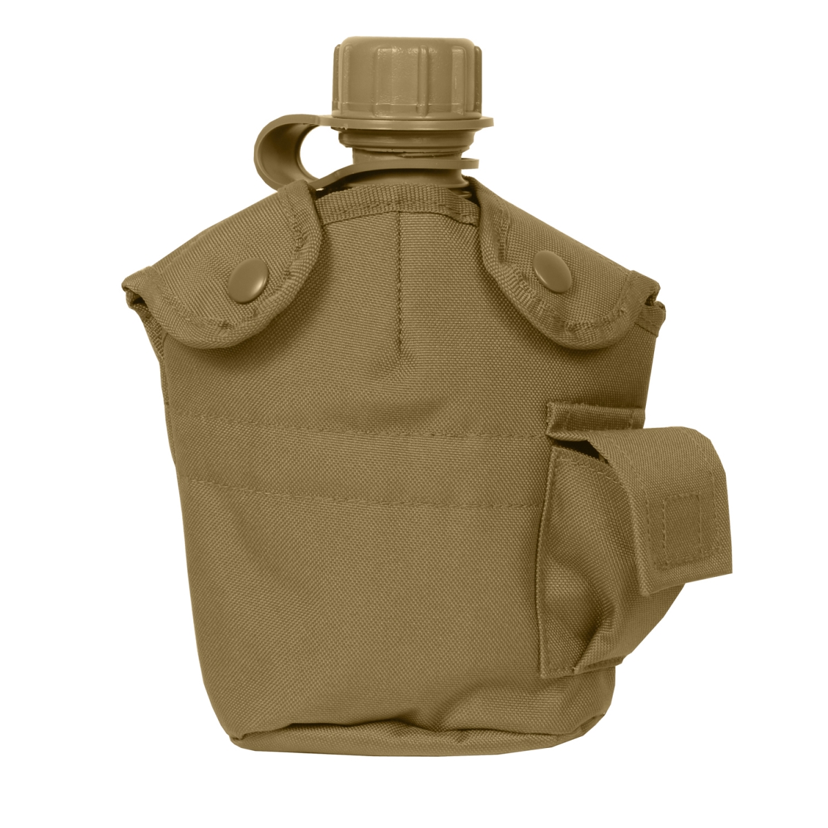 14814 GI Style Molle Canteen Cover, Coyote Brown