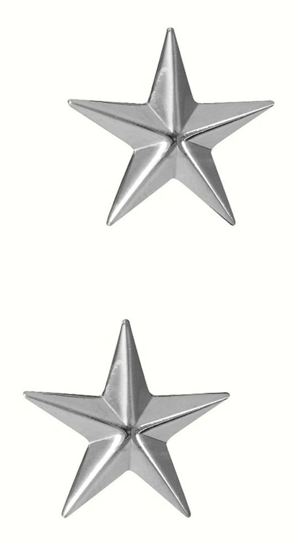 793 Brigadier General Insignia Stars, Silver