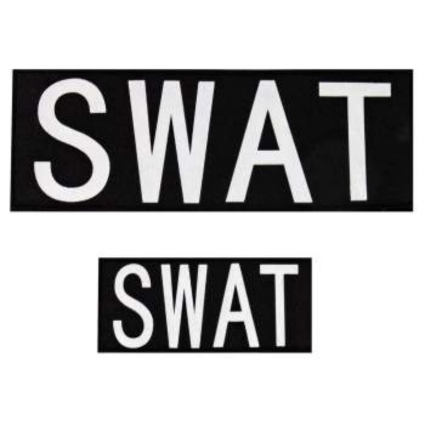 12208 Swat Patch with Hook Back - Small & Large