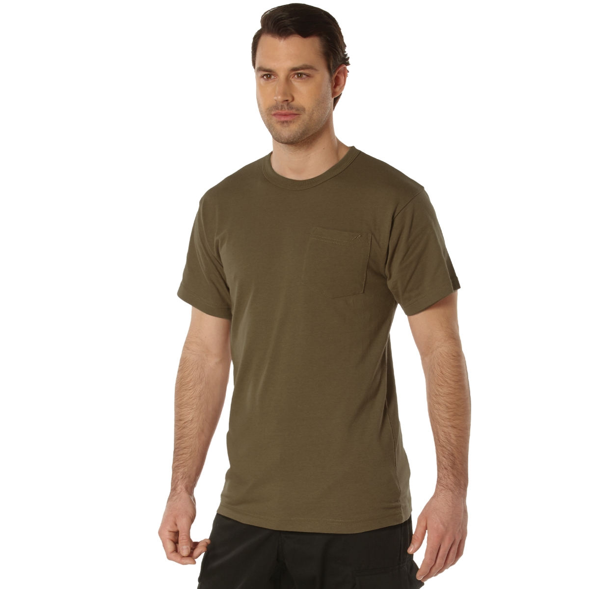22285 Pocket Short Sleeve T-Shirt, Brown - Extra Large