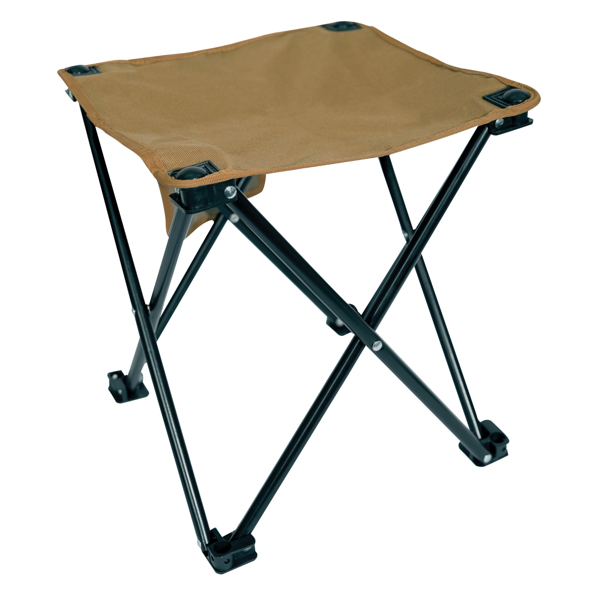 22468 Collapsible 4 Leg Camp Stool, Coyote Brown