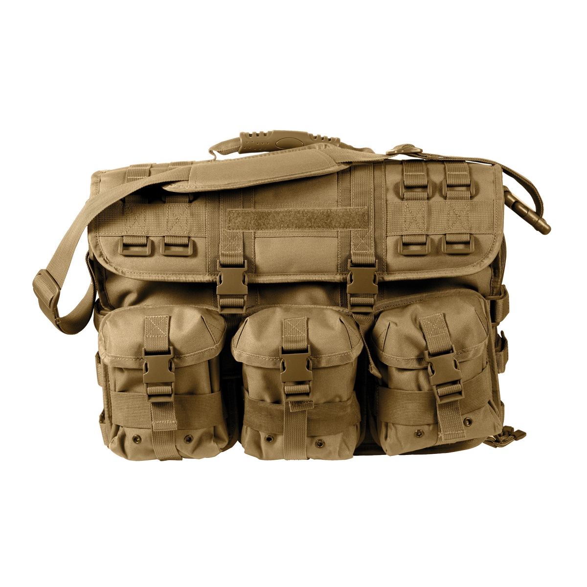 1871 MOLLE Tactical Laptop Briefcase, Coyote Brown