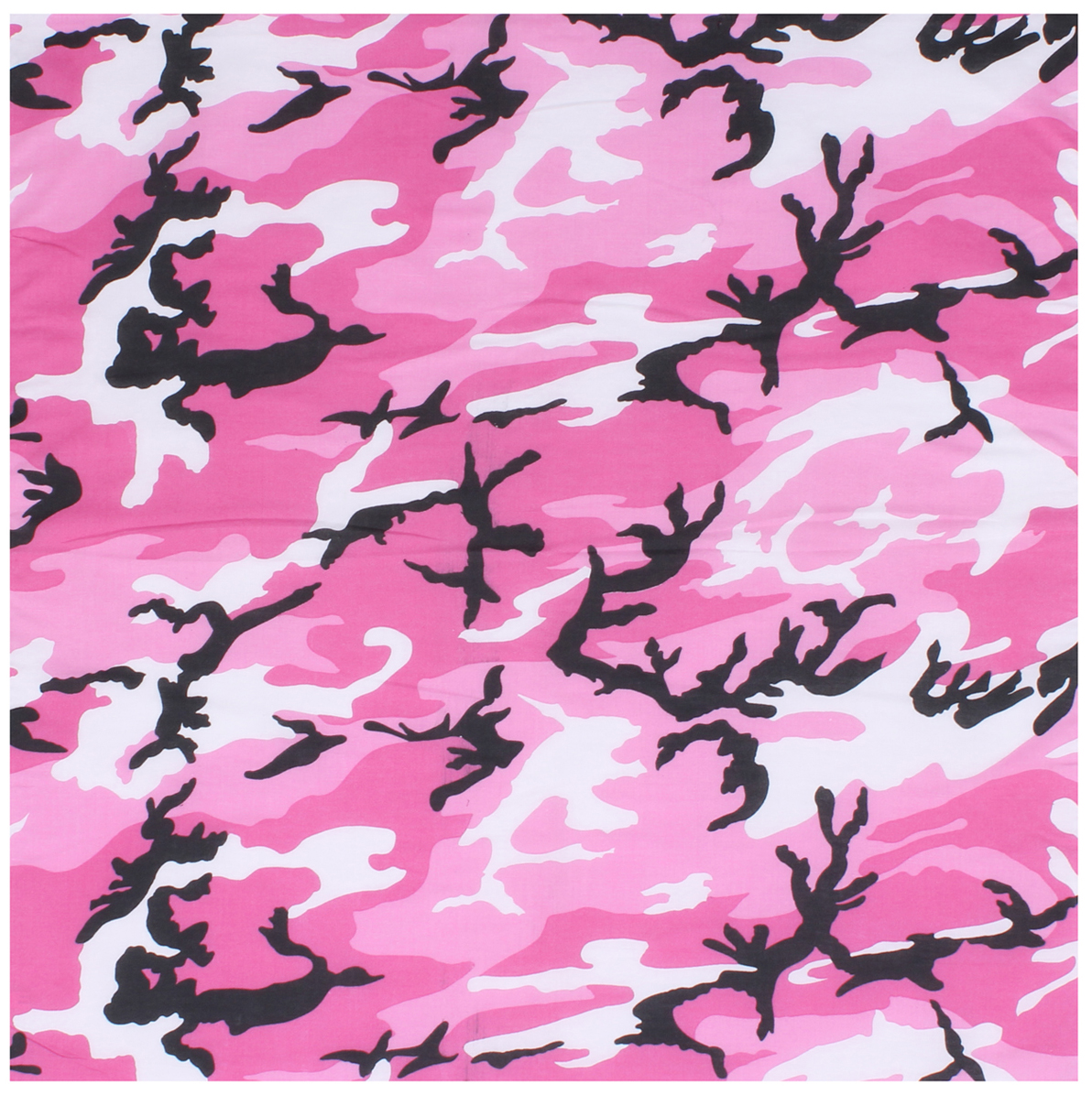 3124 27 x 27 in. Camo Bandana, Pink Camo - Large