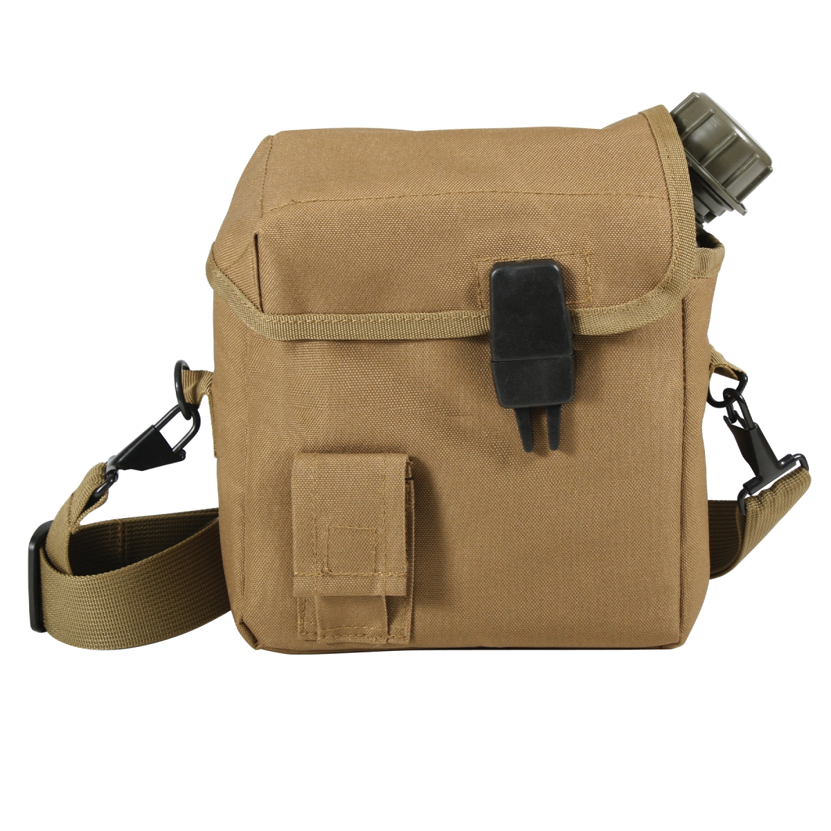 618 2 qt. Molle Bladder Canteen Cover, Coyote Brown
