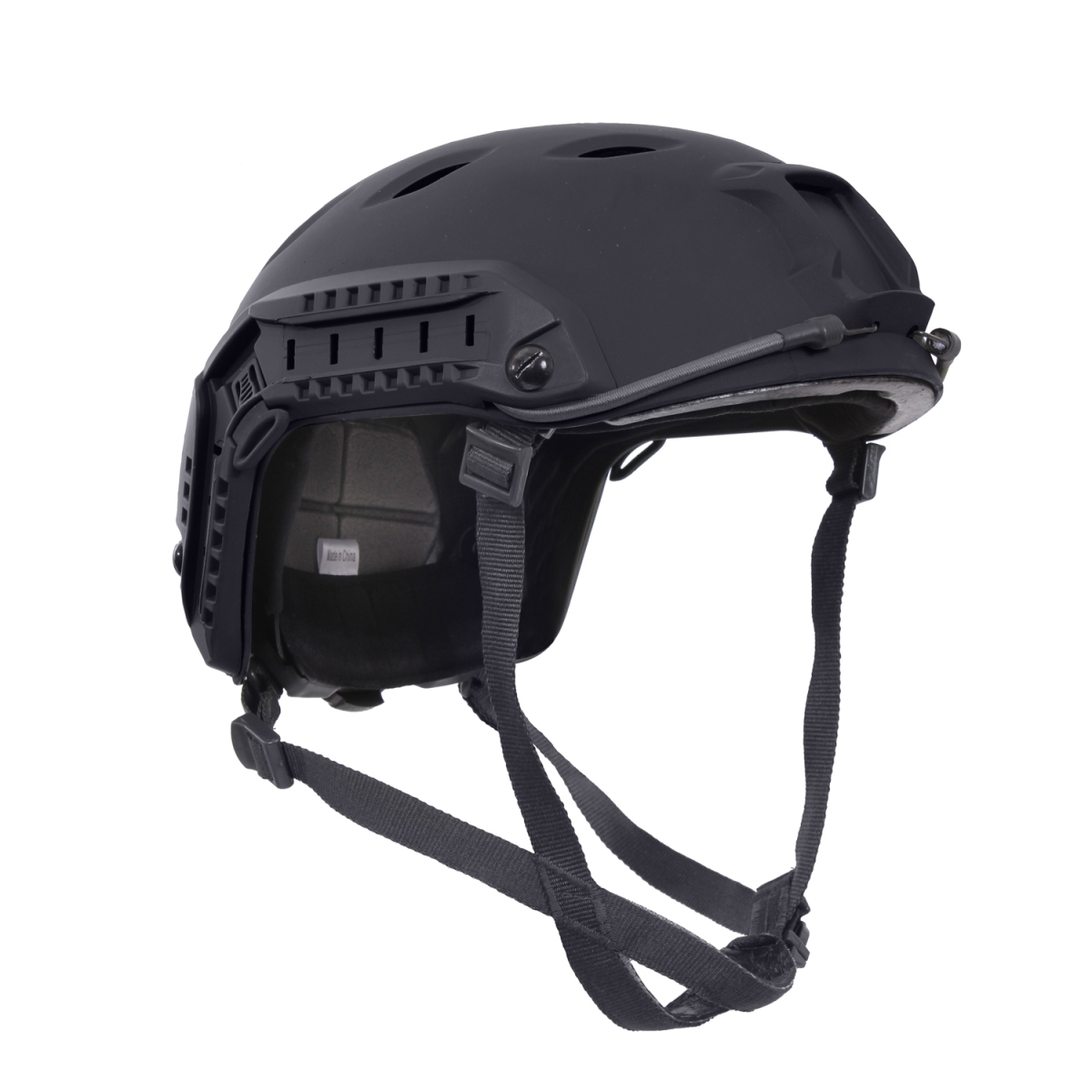 14857 Advanced Tactical Adjustable Airsoft Helmet, Black