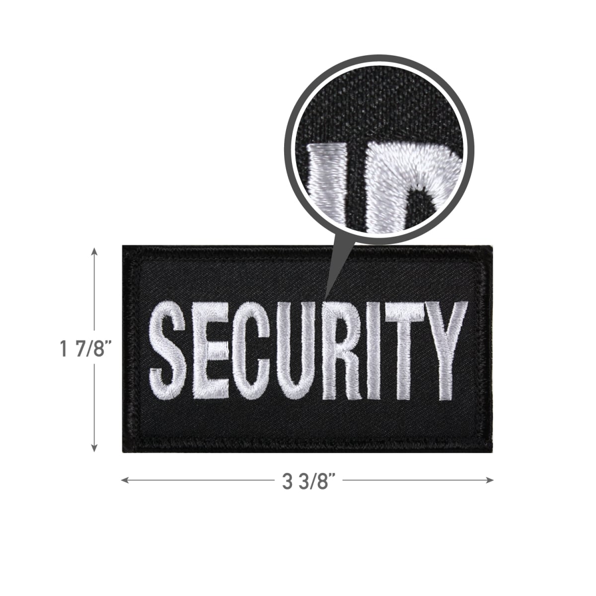844 Security Patch for Operators Caps, Black