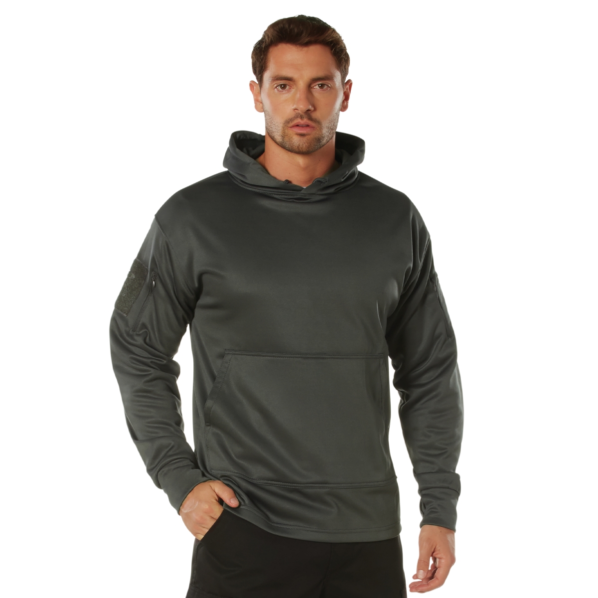 16221 Concealed Carry Hoodie, Gunmetal Grey - Small
