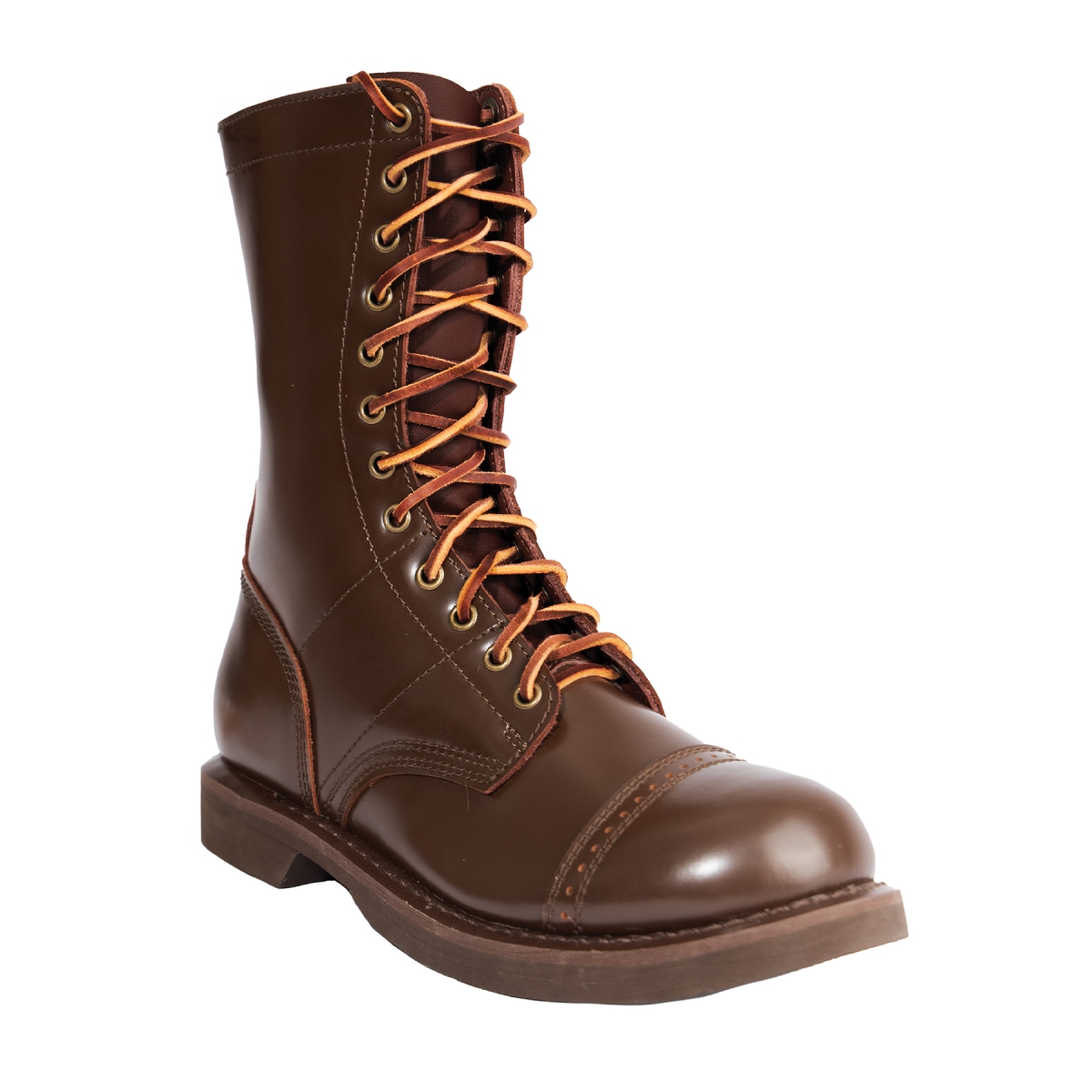 21205 10 in. Men Brown Leather Jump Boot - Size 12
