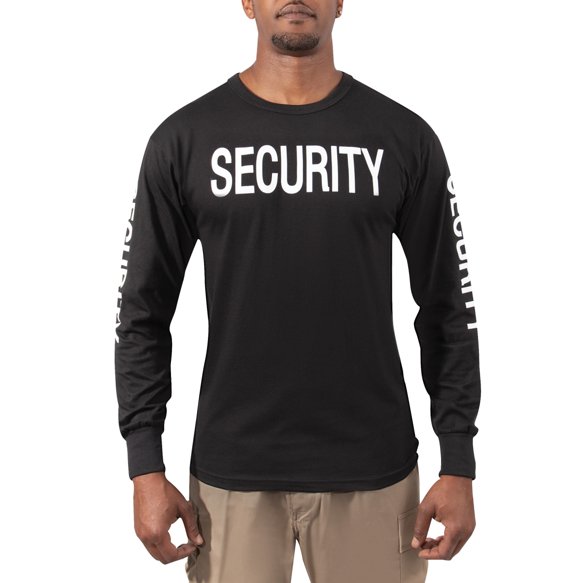 21746 Long Sleeve Two-Sided Security T-Shirt - 3XL