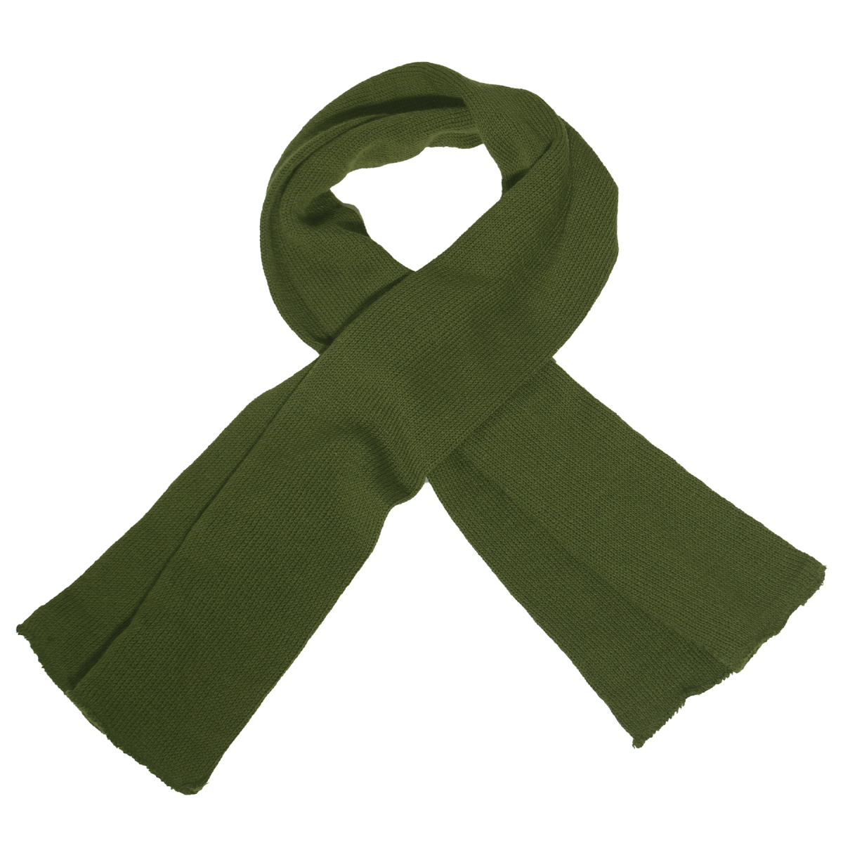 21928 Military Wool Scarf, Olive Drab