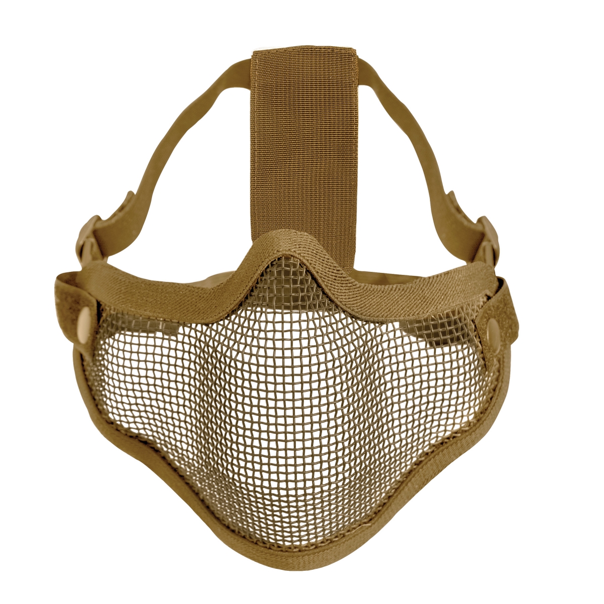 22199 Carbon Steel Half Face Mask, Coyote Brown