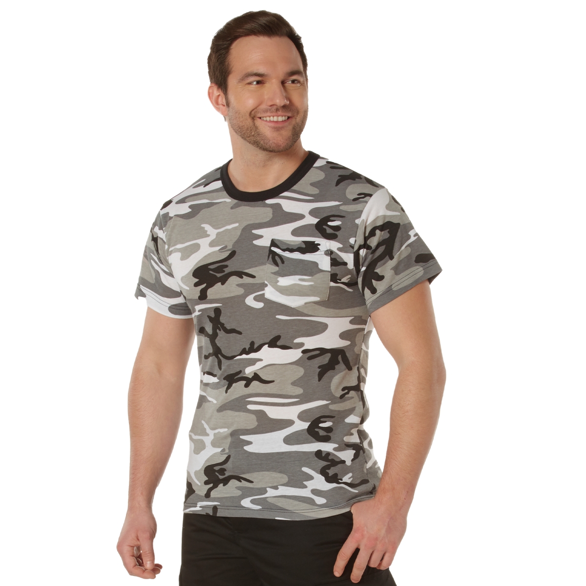 22296 Pocket Short Sleeve T-Shirt, City Camo - Medium