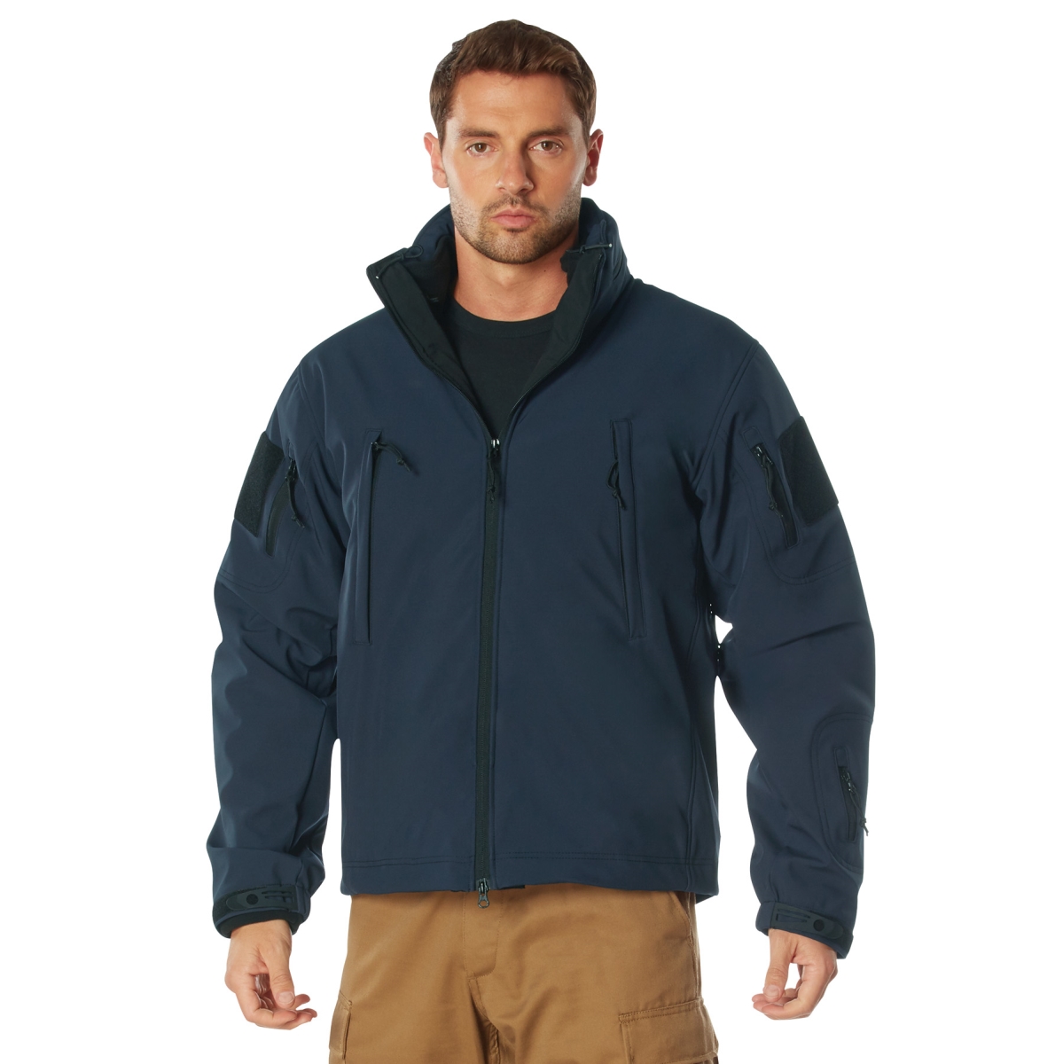 22741 Men 3-in-1 Spec Ops Soft Shell Jacket, Midnight Navy Blue - Medium