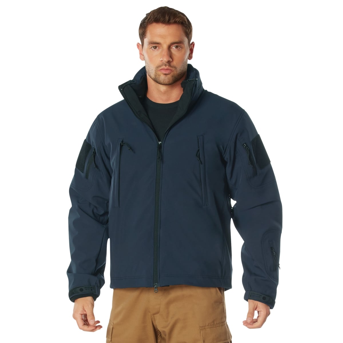 22743 Men 3-in-1 Spec Ops Soft Shell Jacket, Midnight Navy Blue - Extra Large