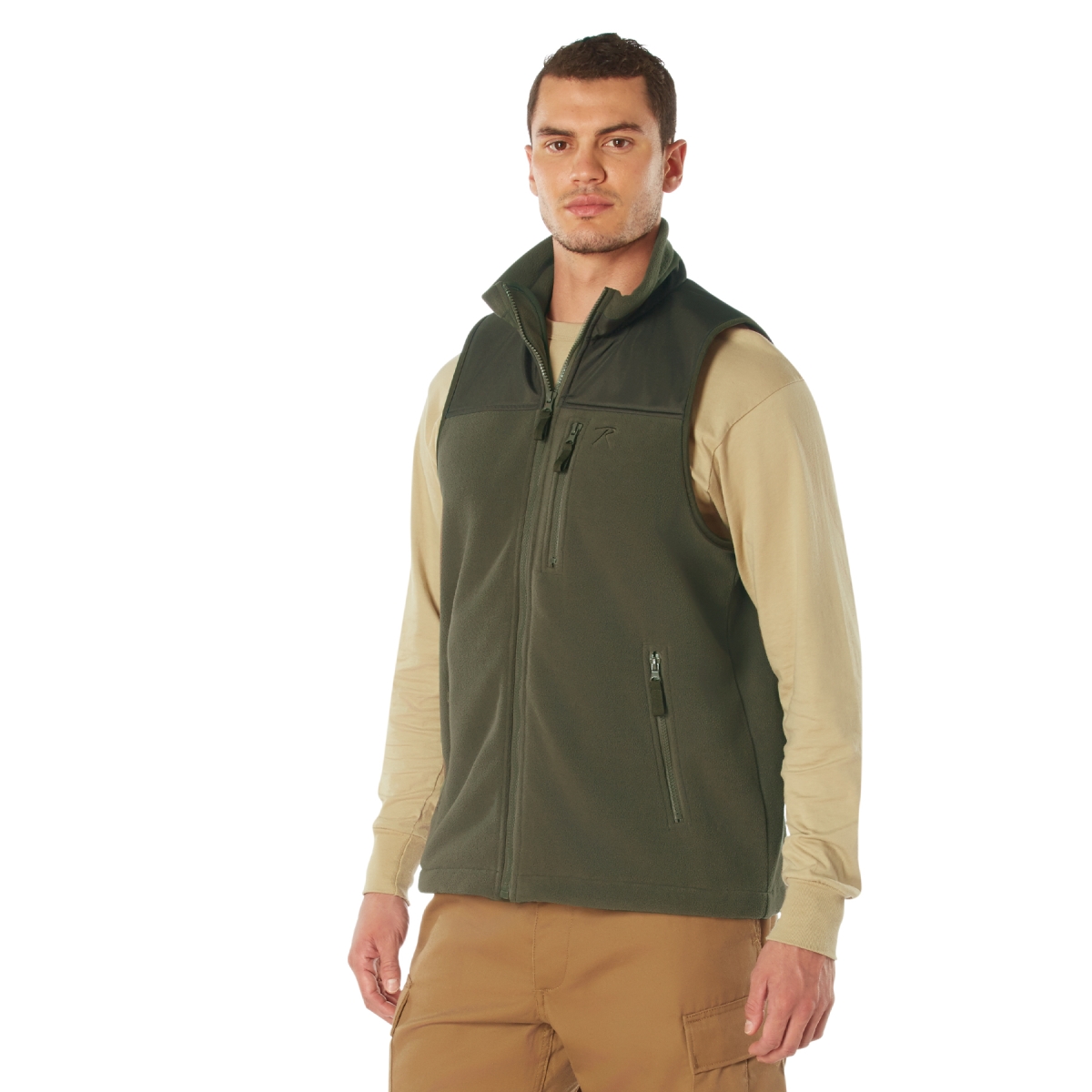23211 Men Spec Ops Tactical Vest, Olive Drab - Extra Large