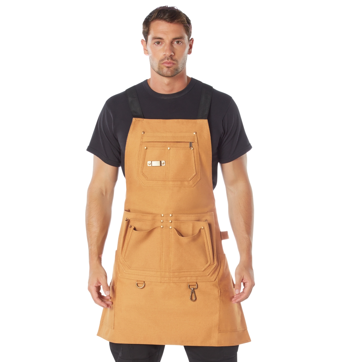 23040 Canvas Full Work Apron, Coyote Brown