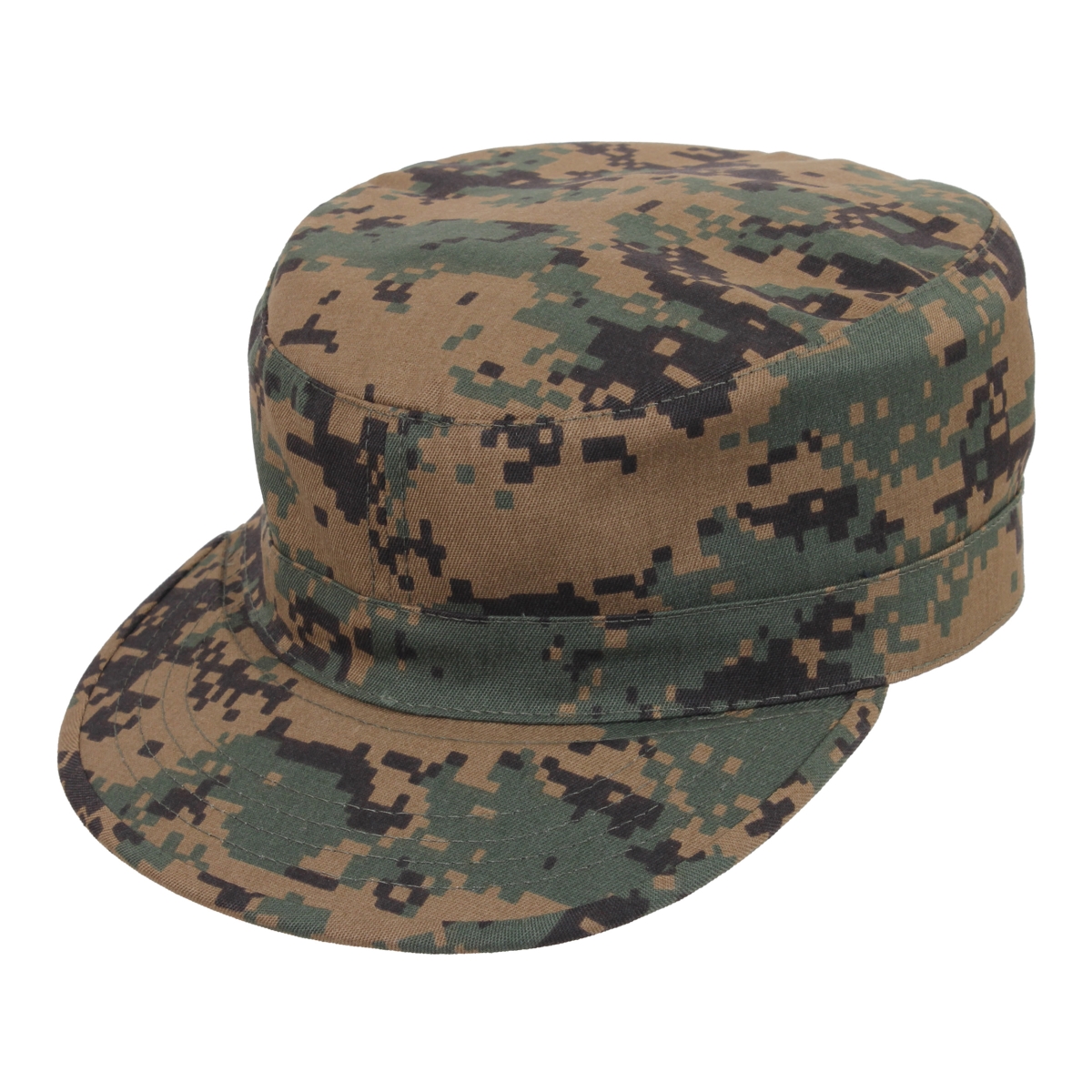14345 Adjustable Camo Fatigue Caps, Woodland Digital Camo