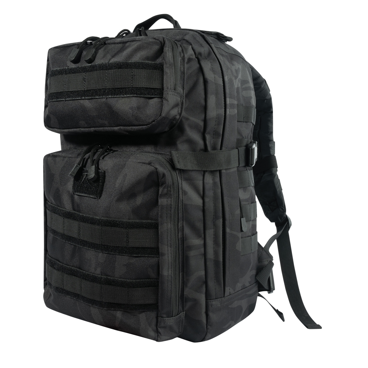 29691 Midnight Camo Fast Mover Tactical Backpack, Midnight Black Camo