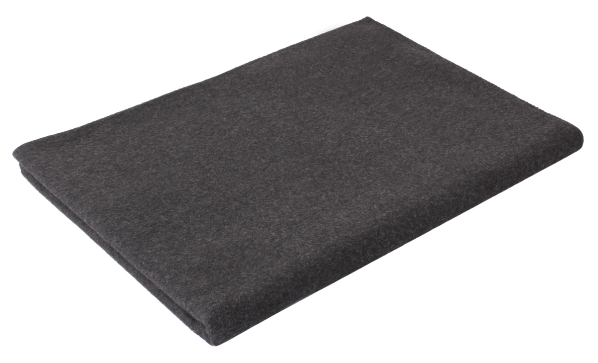 132 62 x 80 in. Wool Blanket, Gray
