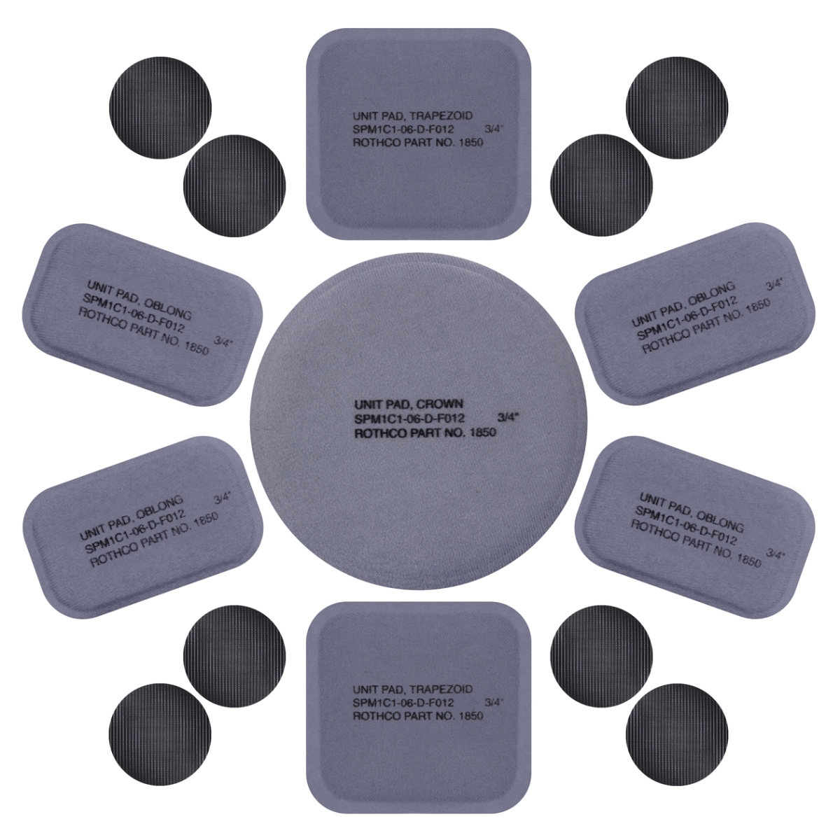 17633 Tactical Helmet Replacement Pad Set