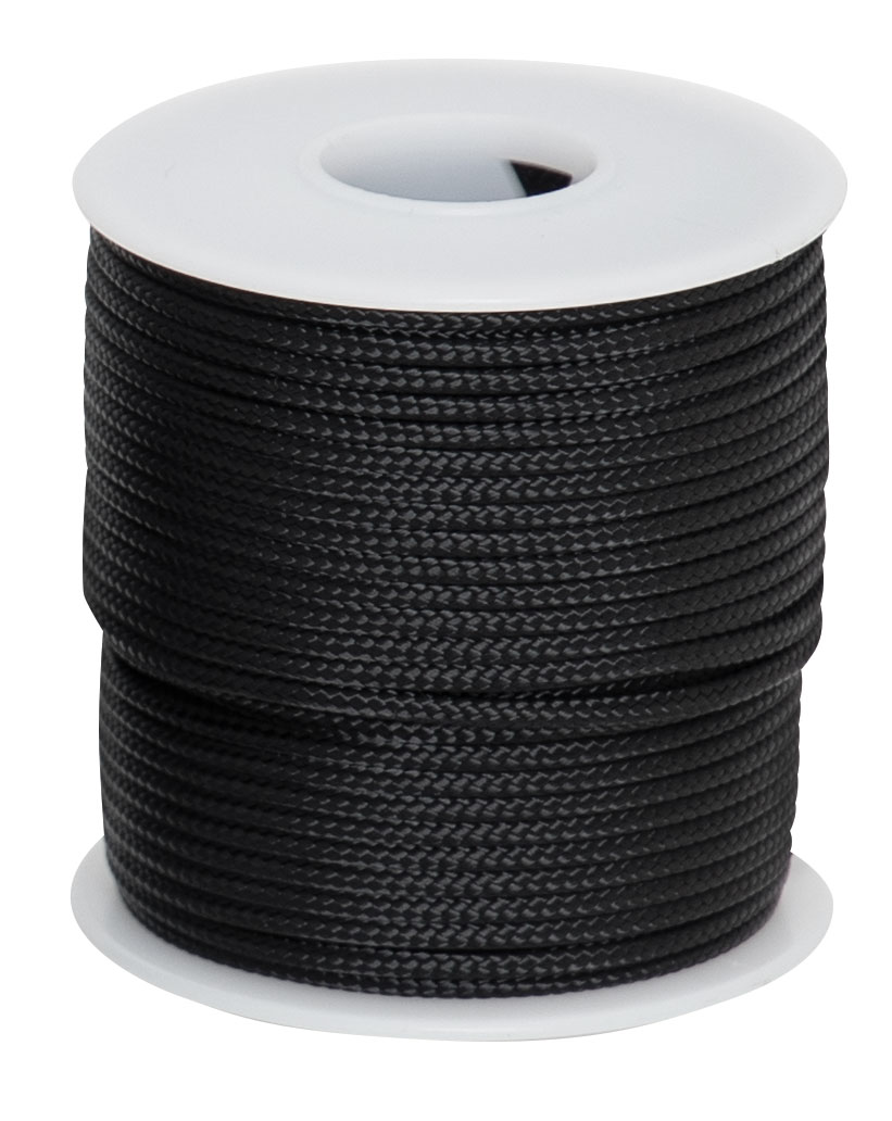 19432 100 ft. Micro Cord Spool, Black - 95 lbs