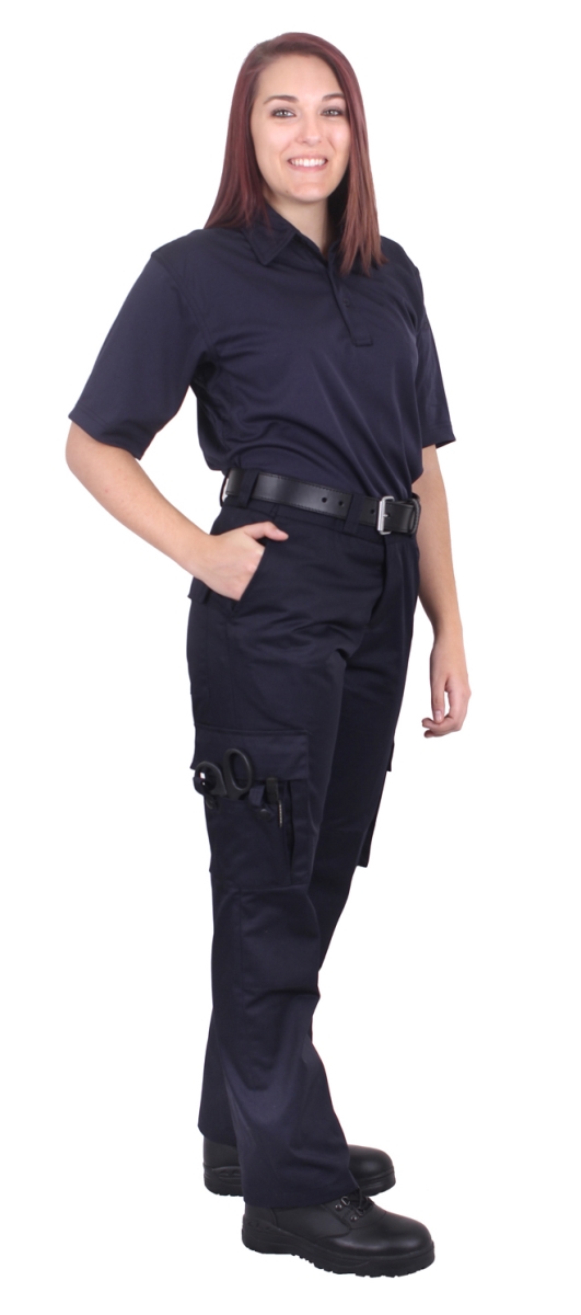 Women's EMT Pants - Midnight Navy - Size 24 - 9-Pocket Design - Durable Fabric