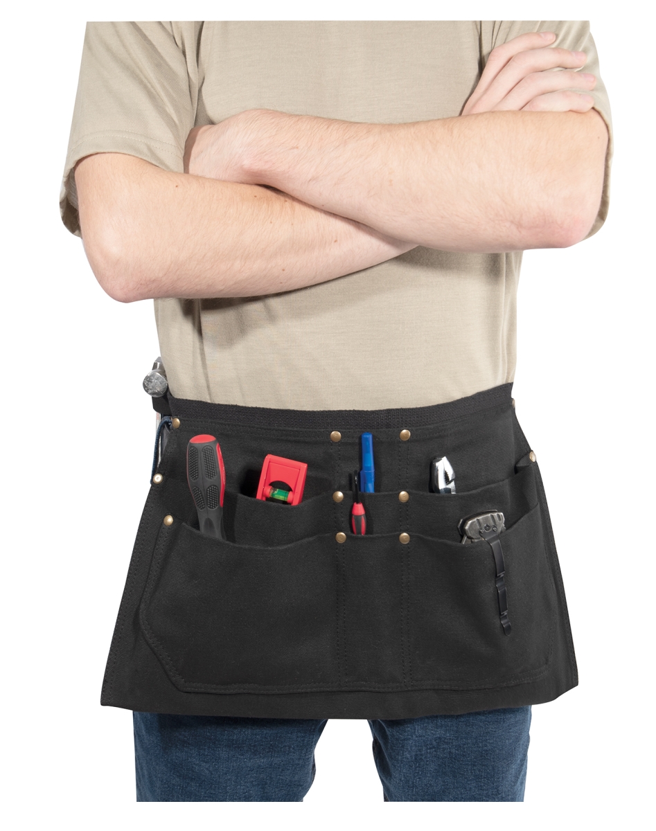 20920 Canvas Waist Work Apron, Black