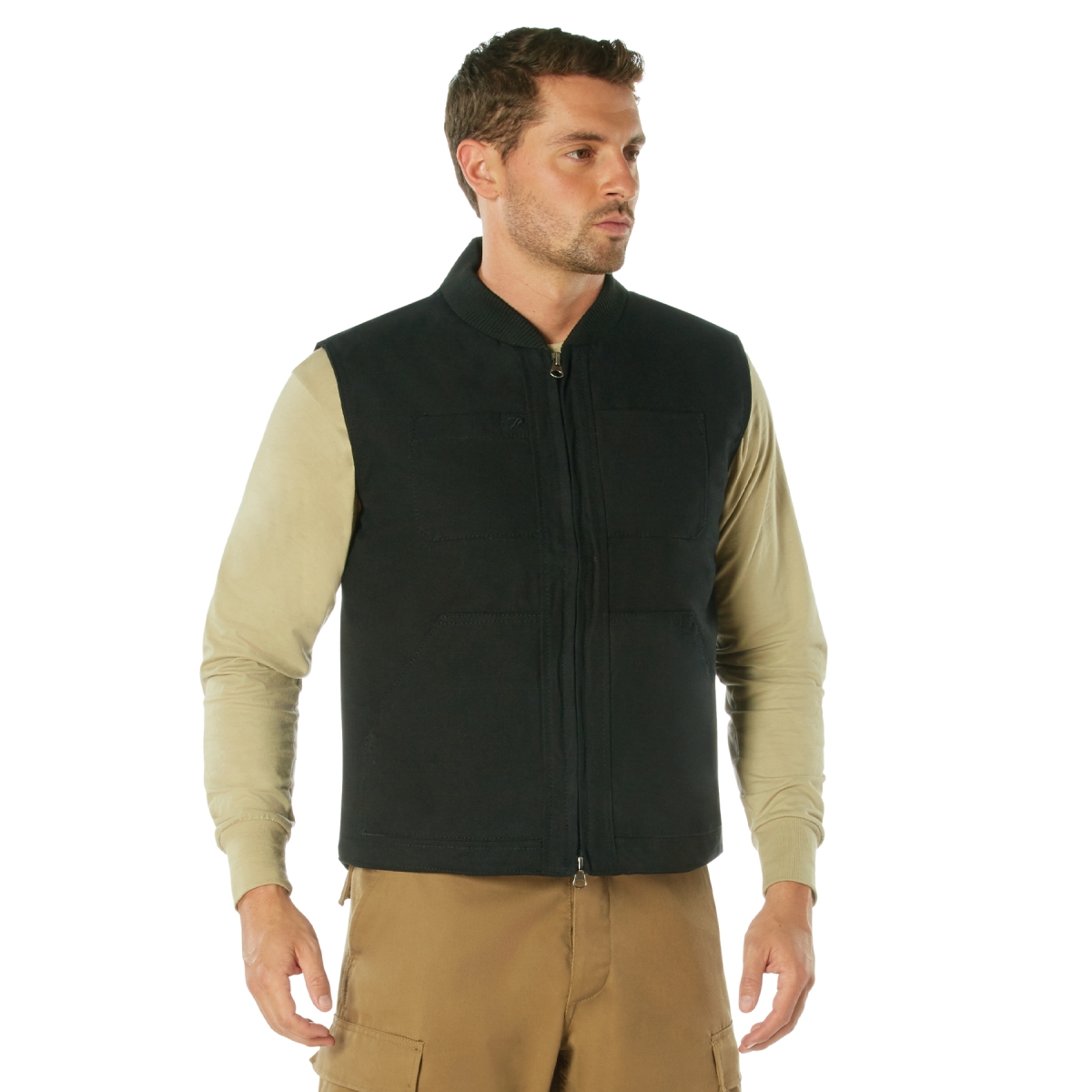 20931 Men Concealed Carry Backwoods Canvas Vest - Large