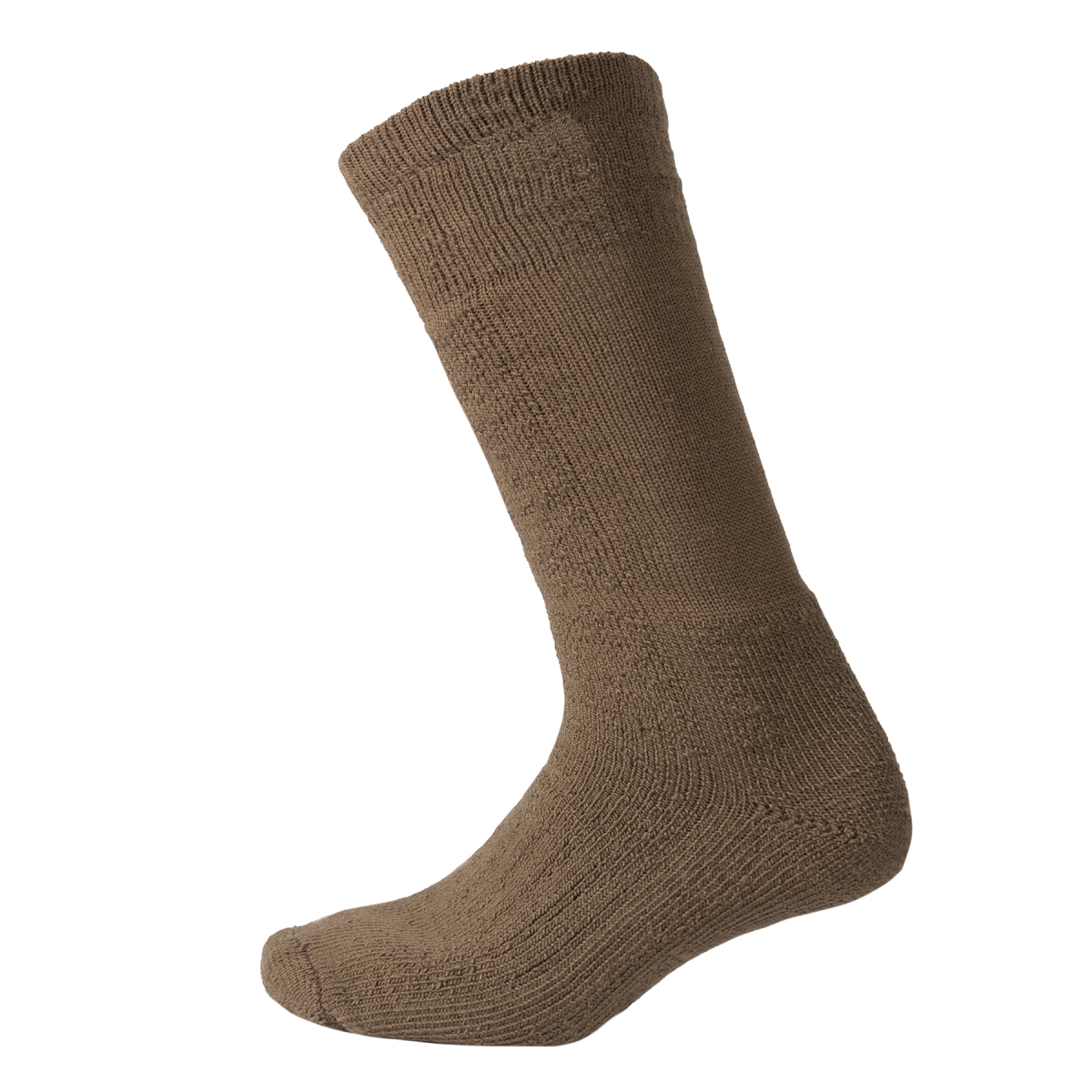 21282 Wool Blend Mid-Calf Winter Socks, Coyote Brown - Large