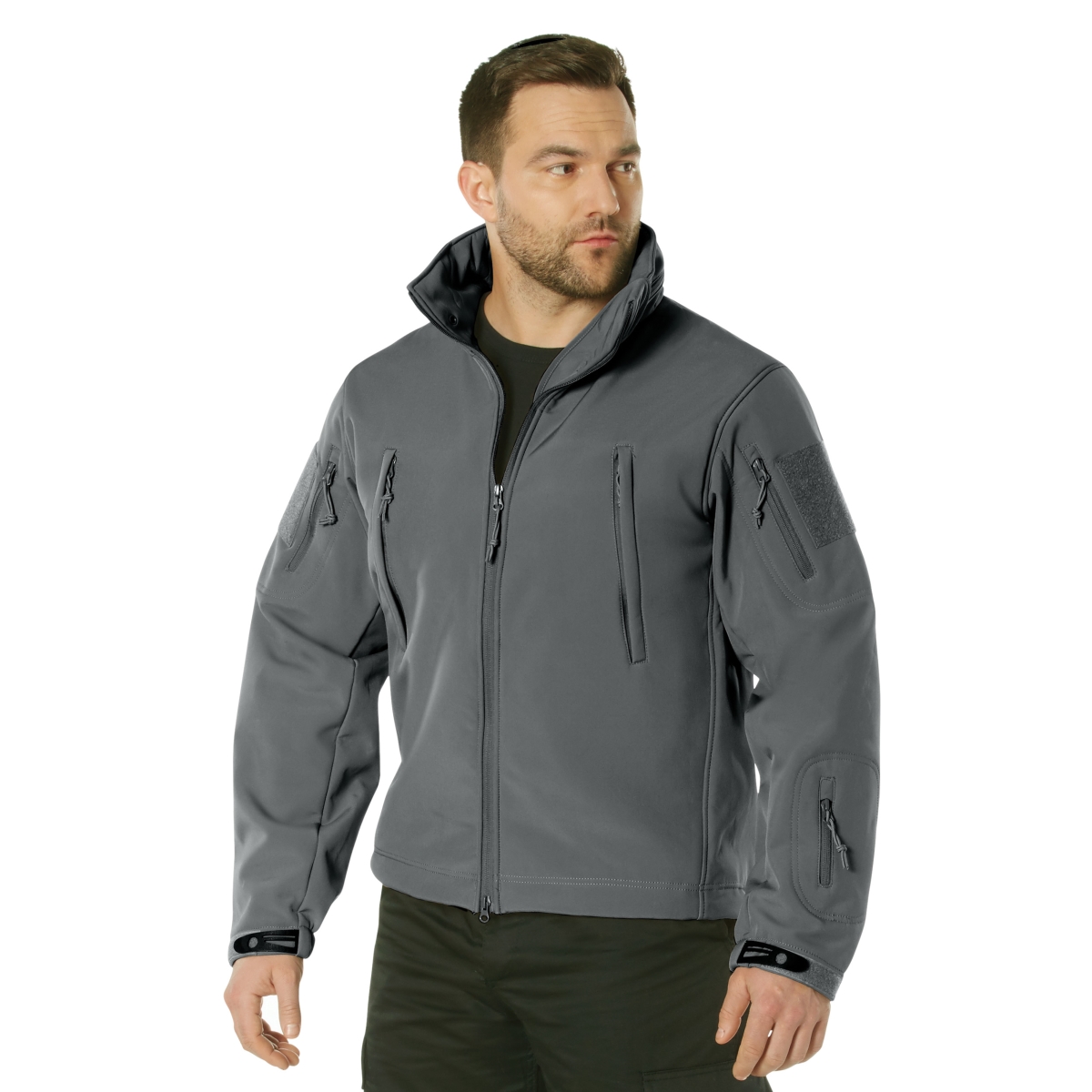 21659 Concealed Carry Soft Shell Jacket, Gunmetal Grey - 3XL