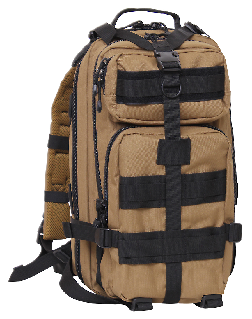 15169 Medium Transport Backpack, Coyote Brown & Black