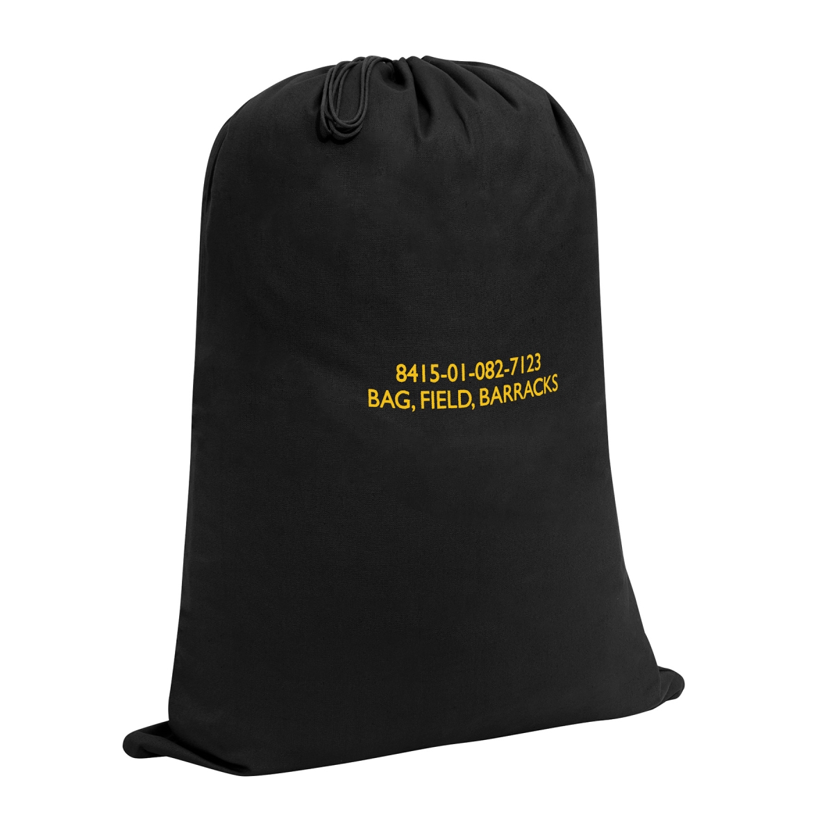 22757 24 x 32 in. Canvas Barracks Bag, Black