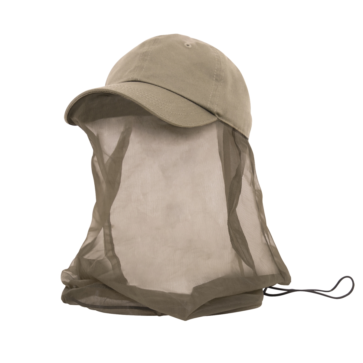 19918 Operator Cap with Mosquito Net, Khaki