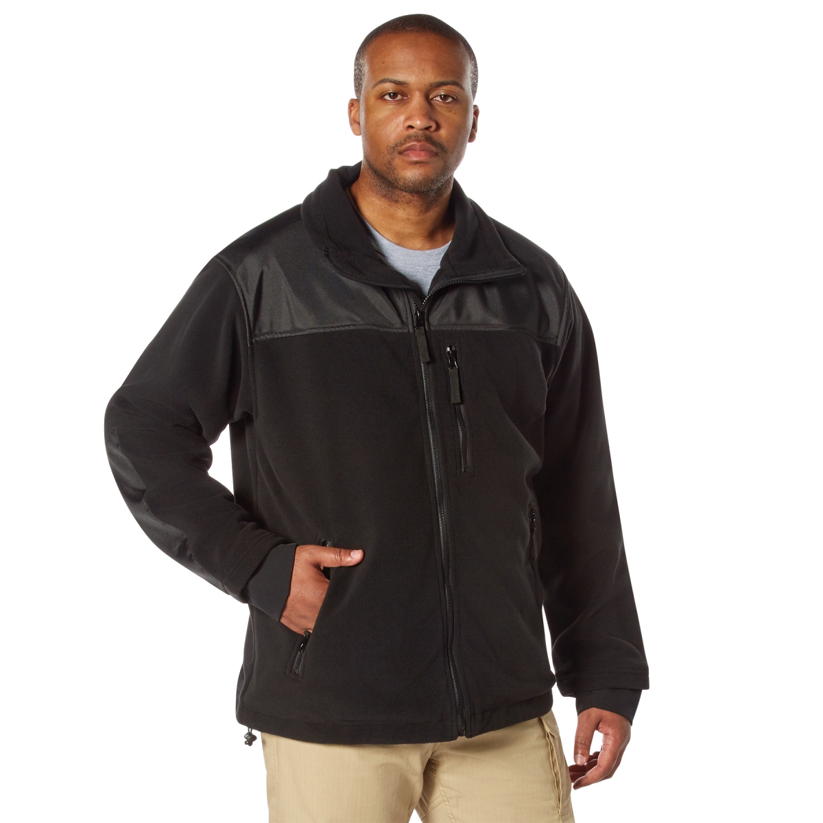 30167 Concealed Carry Spec Ops Fleece Jacket, Black - Medium