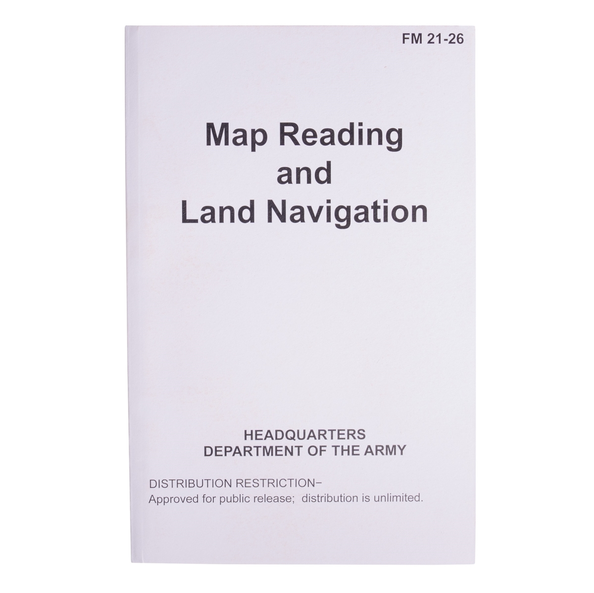30214 Map Reading & Navigation FM21-26 Manual Handbook